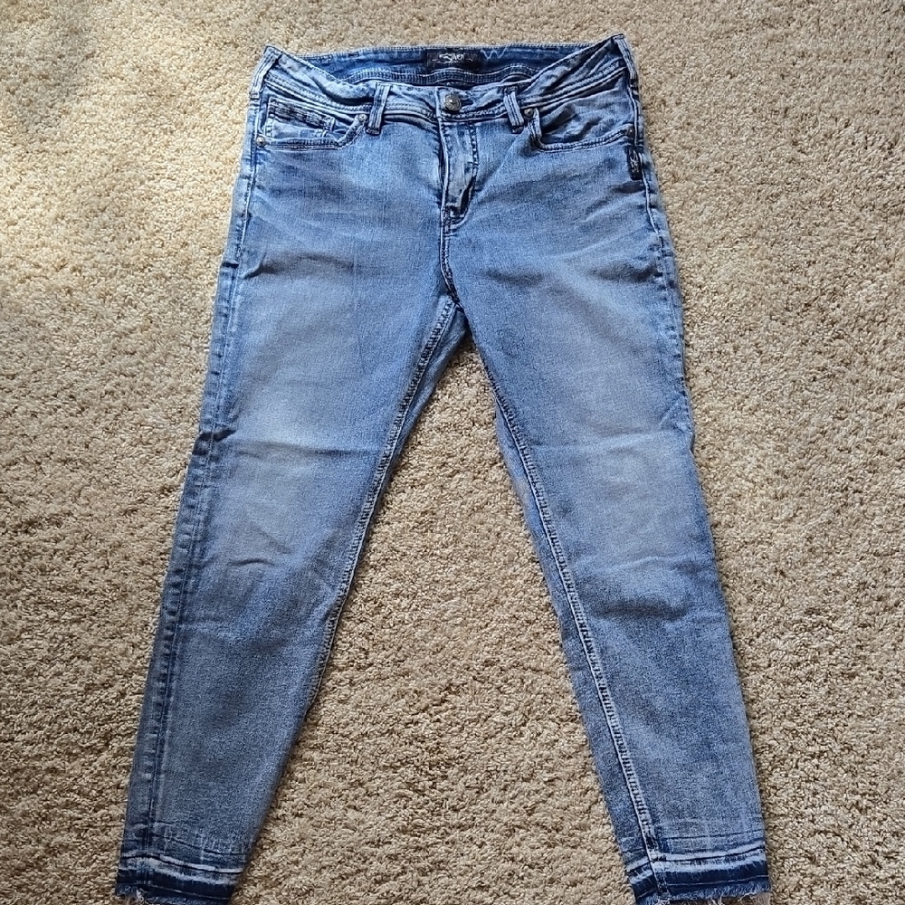 Silver Brand Light Blue Skinny Jeans